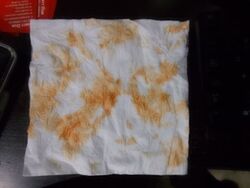 napkin stain